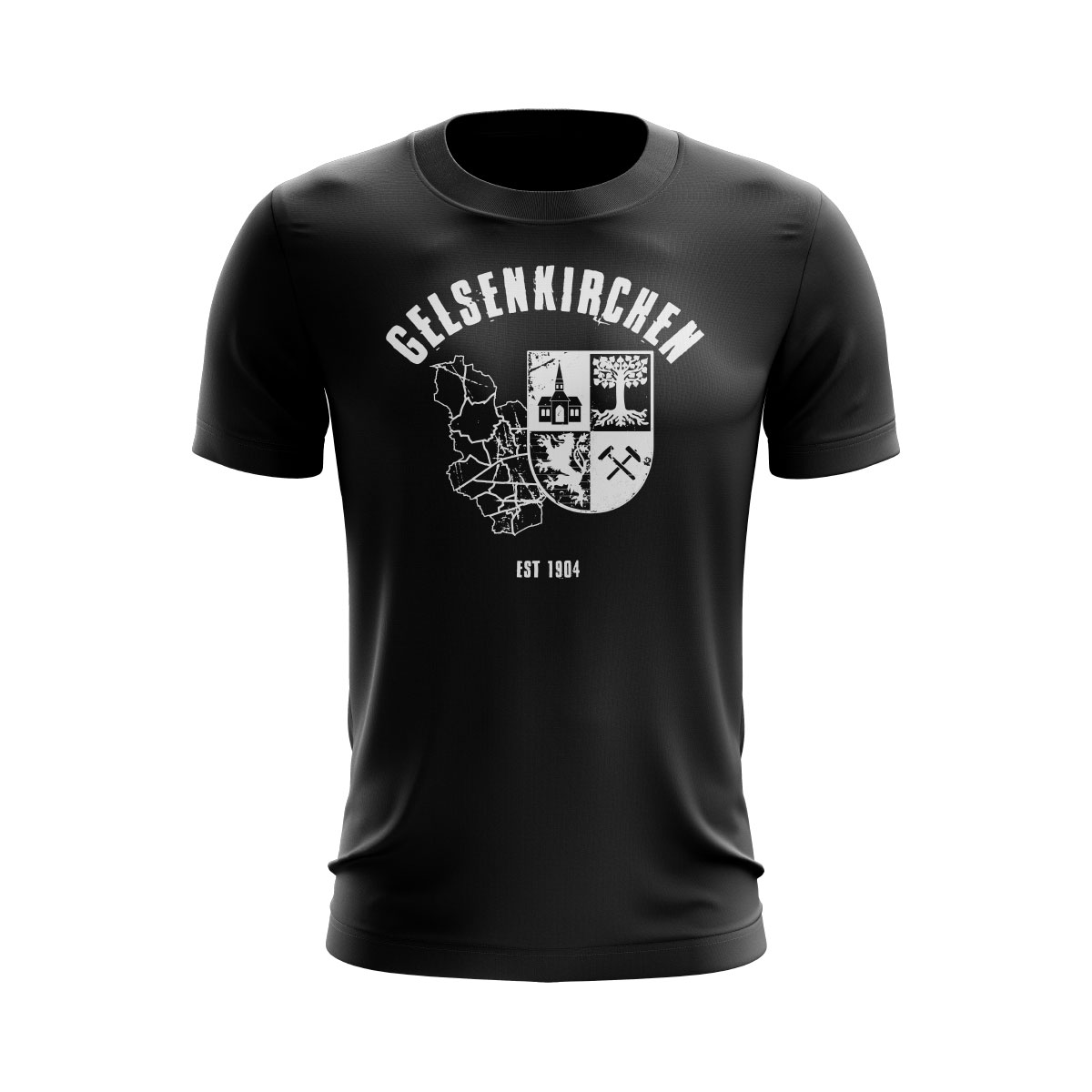 Gelsenkirchen T-Shirt Wappen und Stadt