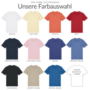 T-Shirt-BASIC-Normale Passform-Farbauswahl