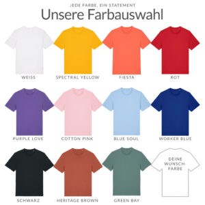 T-Shirt-PREMIUM-Normale Passform-Farbauswahl