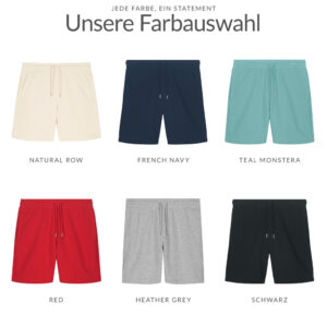 Unisex Joggingshort – PREMIUM - Normale Passform - Farbauswahl