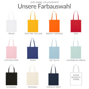 Leichte Tragetasche-Farbauswahl