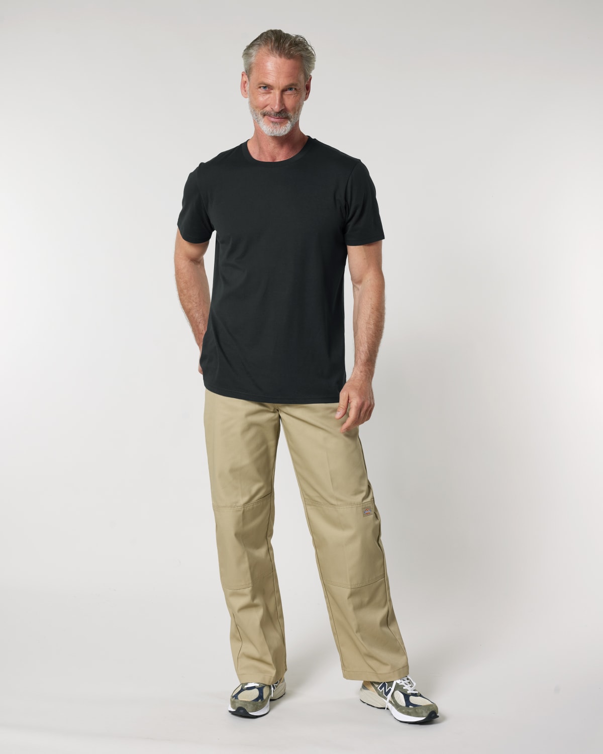 T-Shirt-BASIC-Normale Passform-Detail