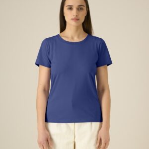 Damen-T-Shirt-BASIC-Figurbetont-Detail