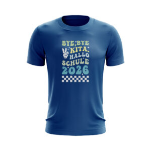Kinder T-Shirt – Kita-Abschied – Peace out - Bye, bye kita. Hallo Schule