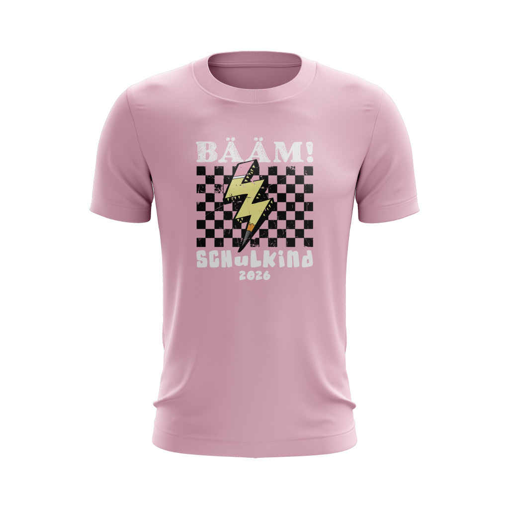 Kinder T-Shirt – Schulkind 2026 – BÄÄM! - Skate Junge Boys