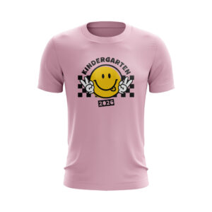Kinder T-Shirt – Kita-Kind – Cool & Kariert Smiley