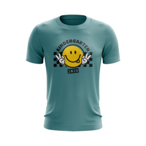 Kinder T-Shirt – Kita-Kind – Cool & Kariert Smiley