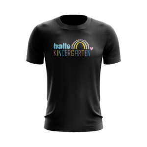 Kinder T-Shirt – Kita-Kind – Hallo Kindergarte - Rainbow