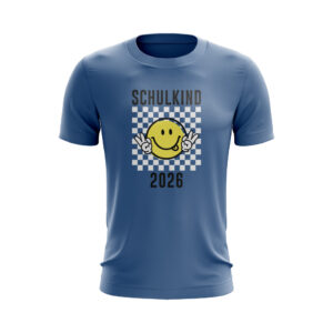 Kinder T-Shirt – Schulkind 2026 – Smiley - Cool Junge boys