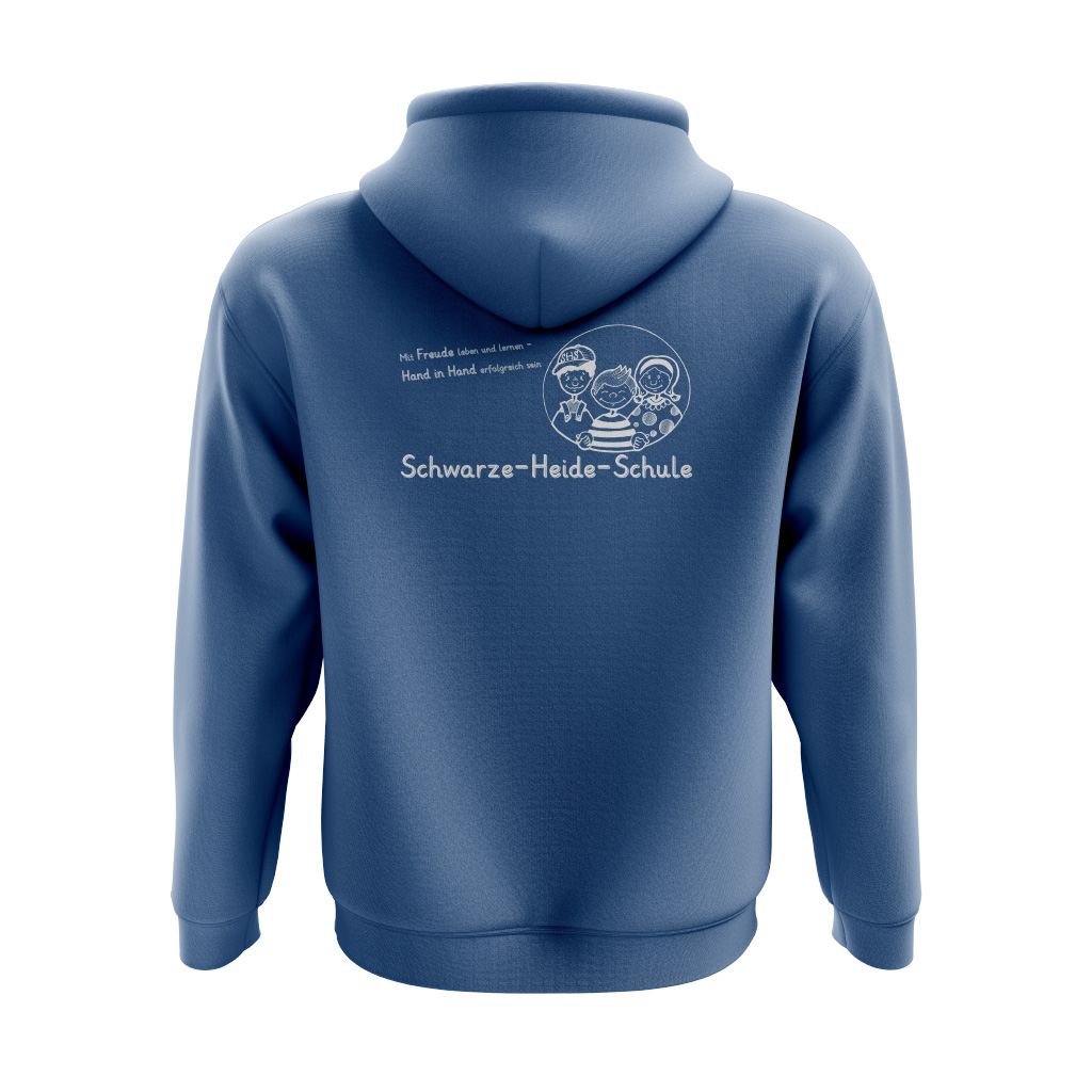 Kinder Hoodie – SHS (Unifarben) – Bild 9