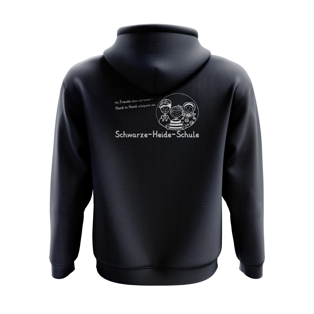 Kinder Hoodie – SHS (Unifarben) – Bild 7