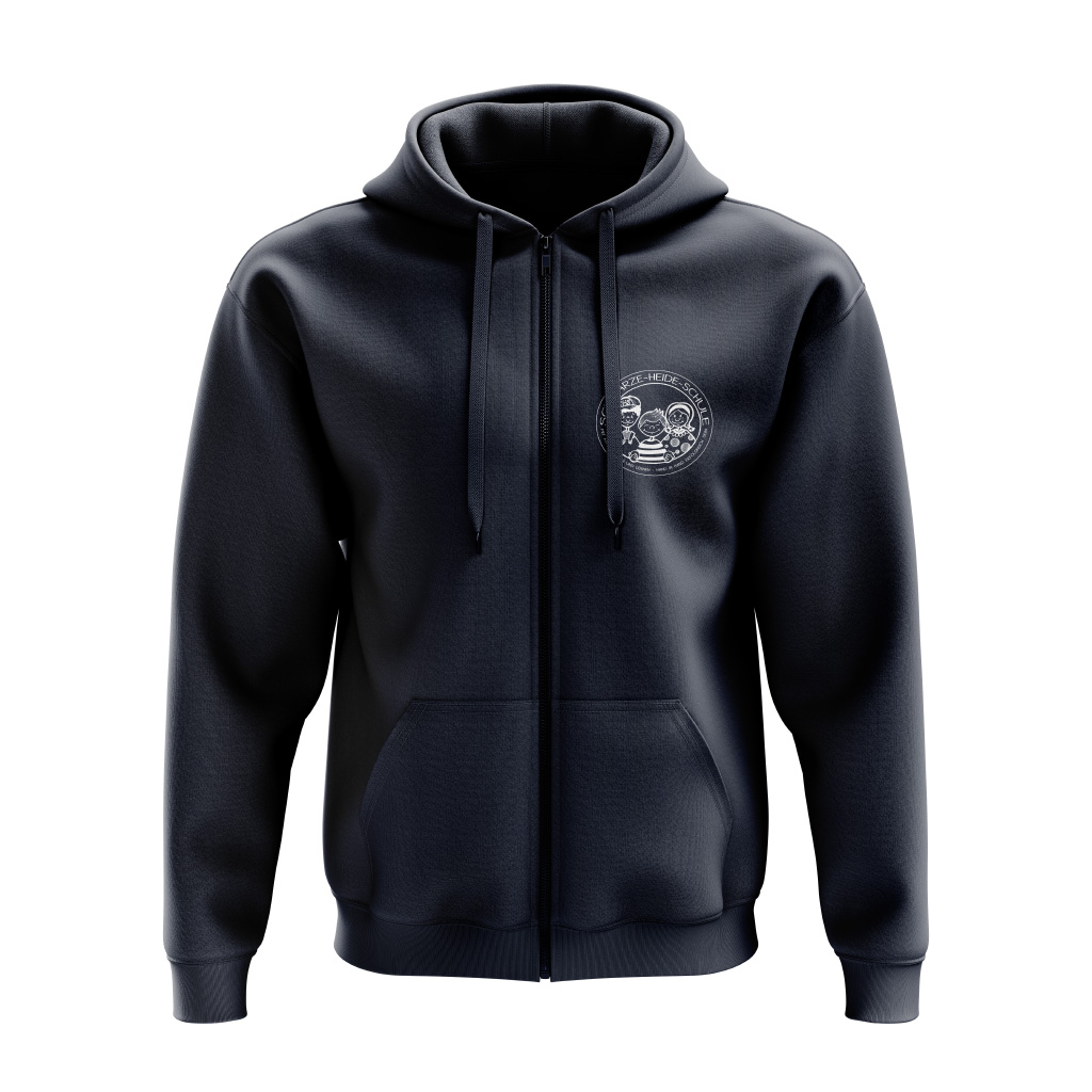 Unisex Zip-Hoodie – SHS (Farbig) – Bild 2