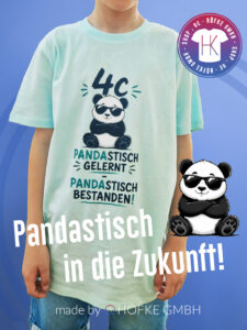 Abschlussklassenshirts, Abschlussklasseshirt, Grundschule, 4c, Pandaklasse